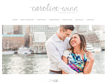 Tablet Screenshot of carolinewinnphotography.com